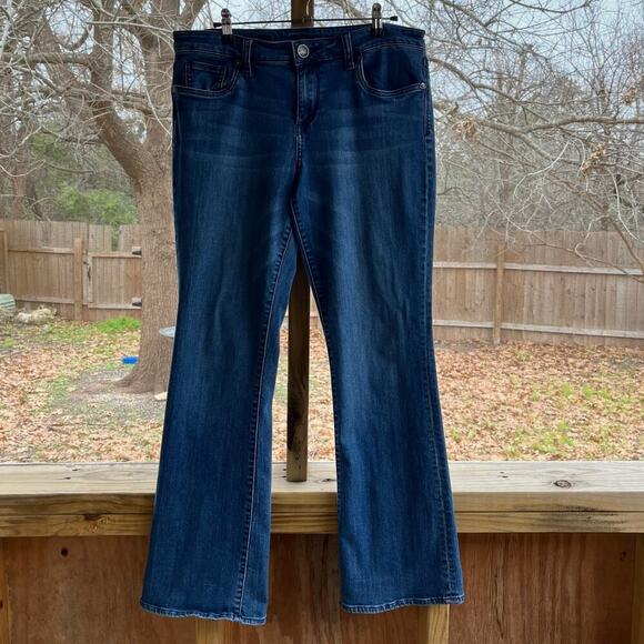 KUT From The Kloth Women's Farrah Baby Bootcut Jeans Size 10 - Picture 1 of 7
